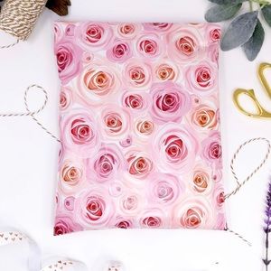 (25) Pink Roses 9x12 Polymailers